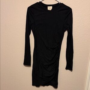 Chic Black Long Sleeve Dress